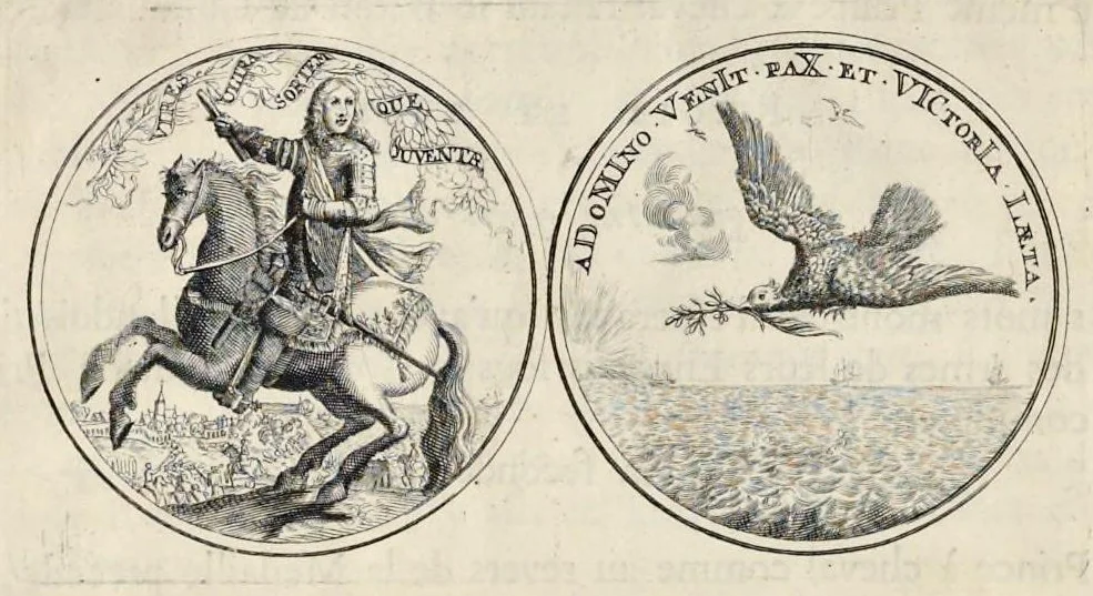 An illustration from Histoire metallique de la Republique de Hollande, 1687, leaf 331