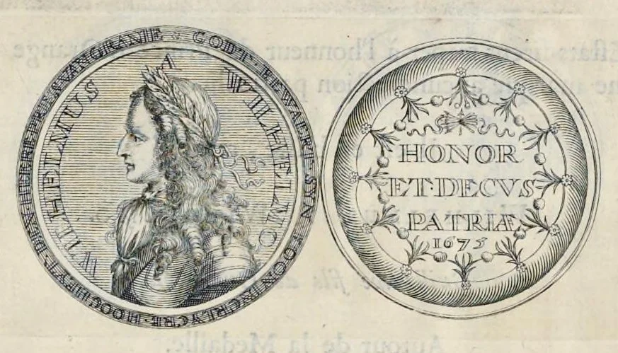 An illustration from Histoire metallique de la Republique de Hollande, 1687, leaf 336