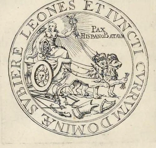 An illustration from Histoire metallique de la Republique de Hollande, 1687, leaf 351