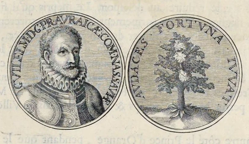 An illustration from Histoire metallique de la Republique de Hollande, 1687, leaf 36
