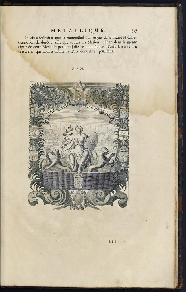 An illustration from Histoire metallique de la Republique de Hollande, 1687, leaf 360