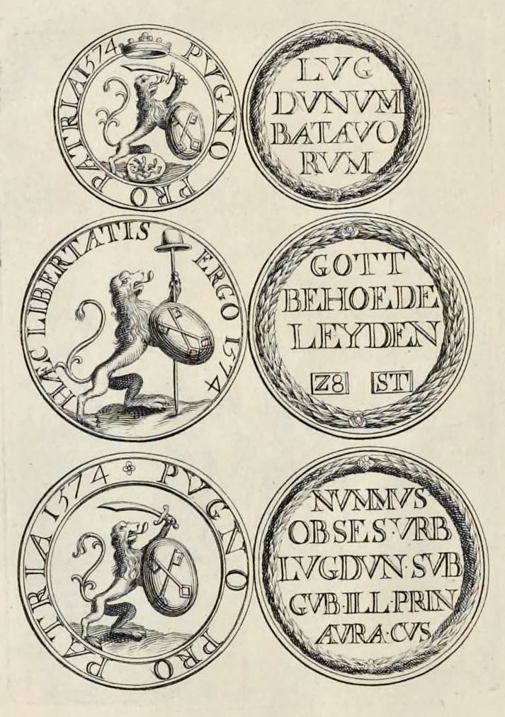 An illustration from Histoire metallique de la Republique de Hollande, 1687, leaf 47