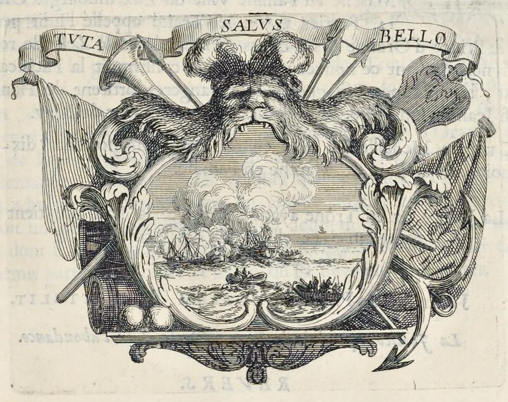 An illustration from Histoire metallique de la Republique de Hollande, 1687, leaf 54