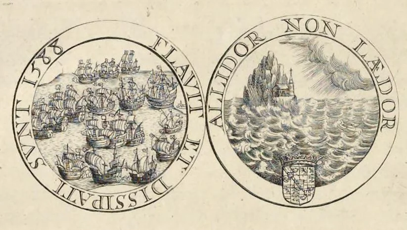 An illustration from Histoire metallique de la Republique de Hollande, 1687, leaf 87