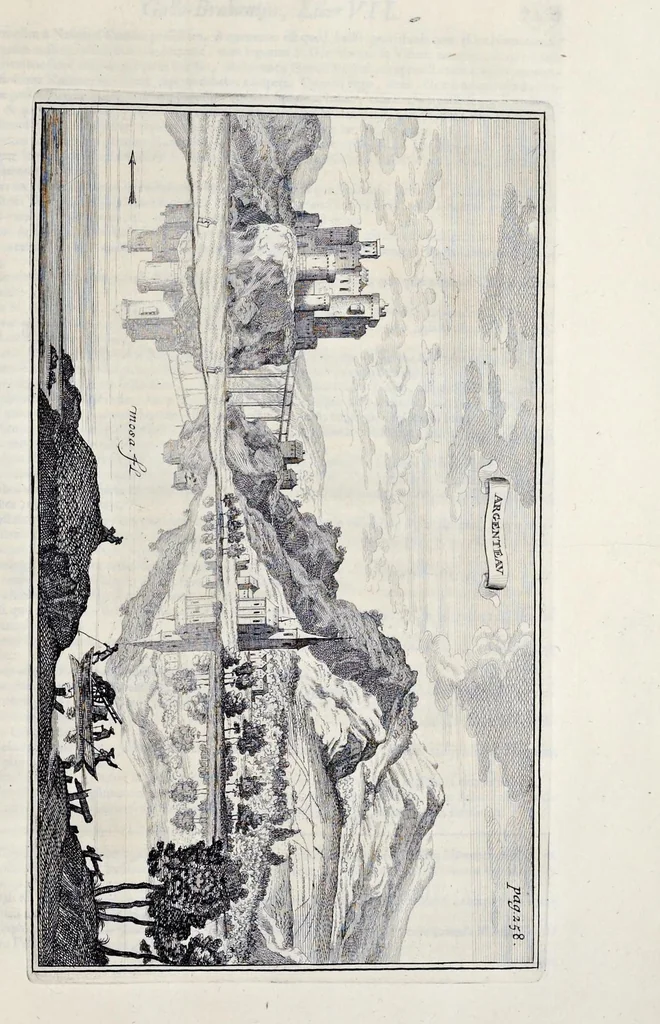 An illustration from Topographia historica Gallo-Brabantiae : quâ Romanduae oppida muncipia & dominia illustrantur : atque monasteria, nobiliumque praetoria castellaque in aes incisa exhibentur, 1692, leaf 312