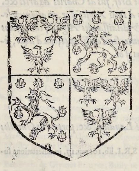An illustration from Topographia historica Gallo-Brabantiae : quâ Romanduae oppida muncipia & dominia illustrantur : atque monasteria, nobiliumque praetoria castellaque in aes incisa exhibentur, 1692, leaf 38