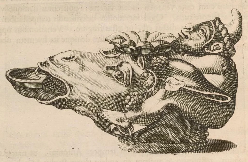 An illustration from Imperatorum romanorum numismata ex aere mediae et minimae formae : descripta & enarrata, 1697, leaf 225
