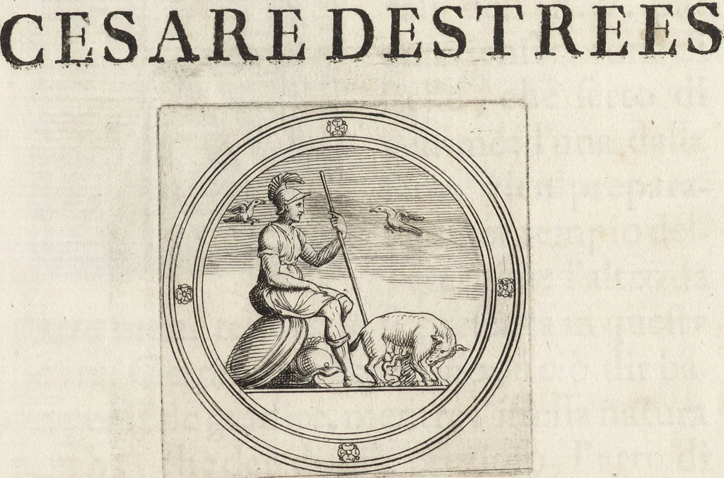 An illustration from Le gemme antiche figurate, 1700, leaf 10
