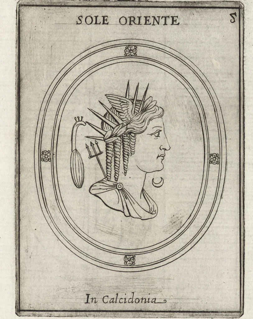 An illustration from Le gemme antiche figurate, 1700, leaf 118