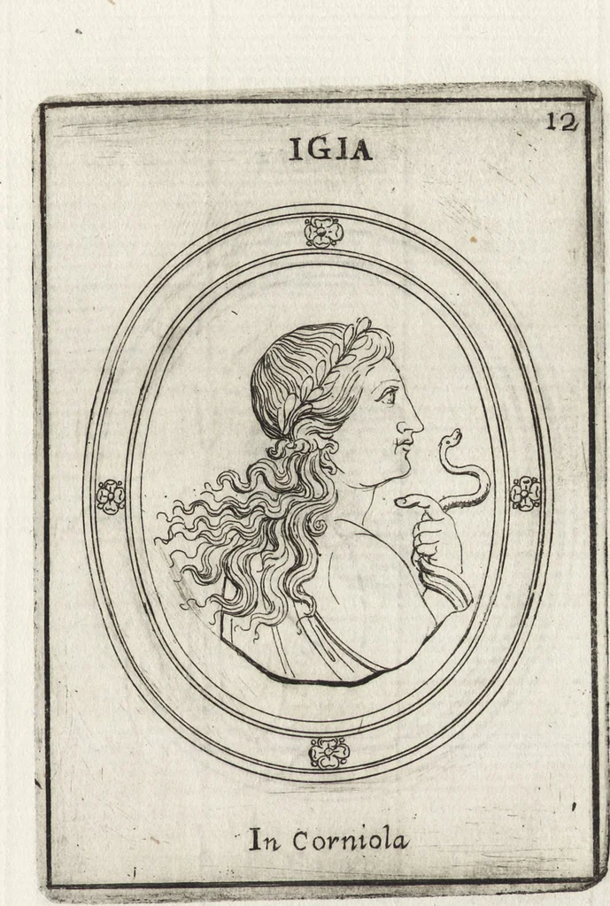 An illustration from Le gemme antiche figurate, 1700, leaf 132