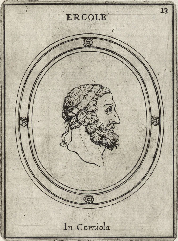 An illustration from Le gemme antiche figurate, 1700, leaf 134