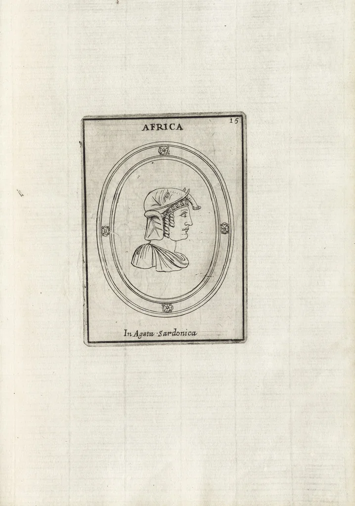 An illustration from Le gemme antiche figurate, 1700, leaf 140
