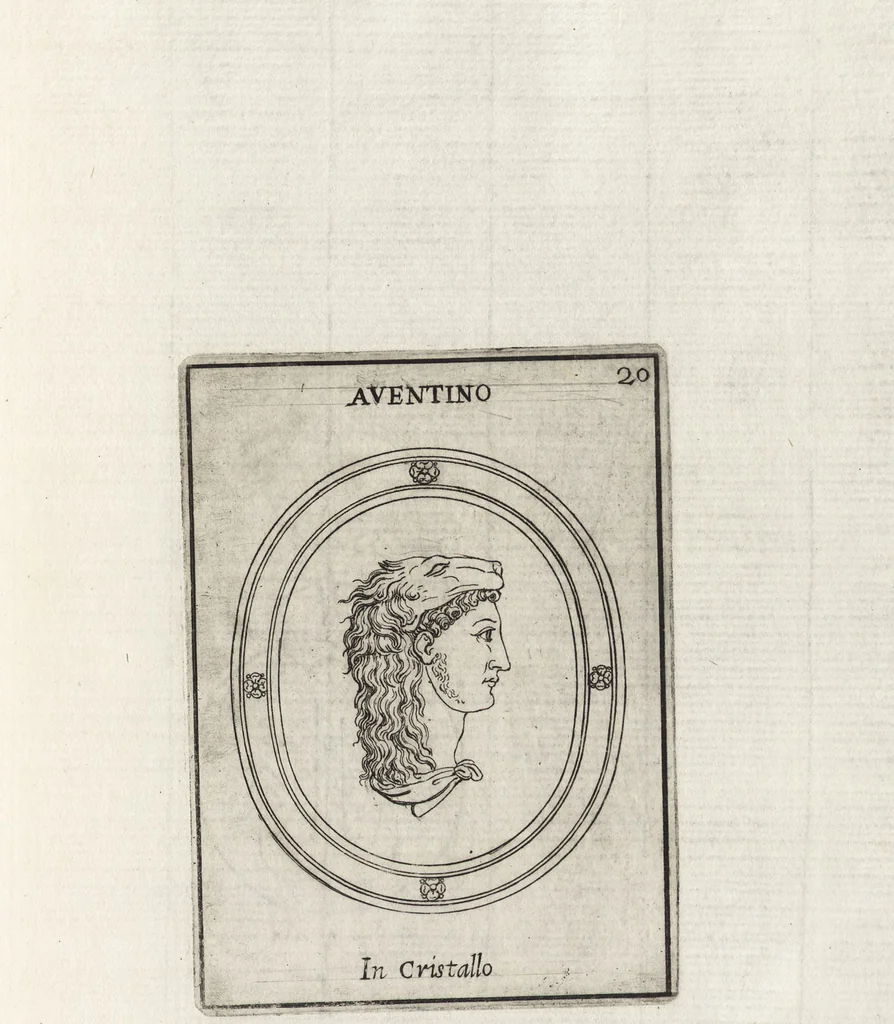 An illustration from Le gemme antiche figurate, 1700, leaf 148
