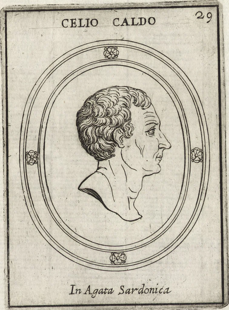 An illustration from Le gemme antiche figurate, 1700, leaf 166