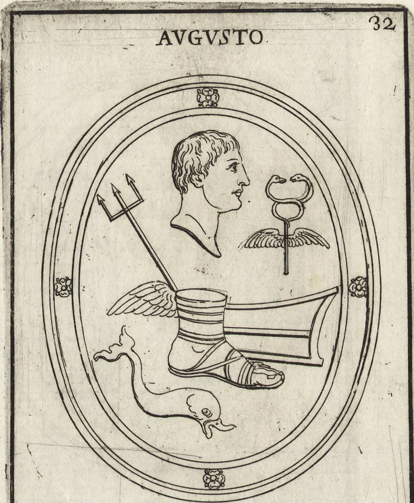 An illustration from Le gemme antiche figurate, 1700, leaf 172