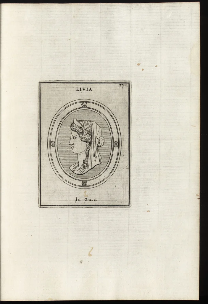 An illustration from Le gemme antiche figurate, 1700, leaf 174