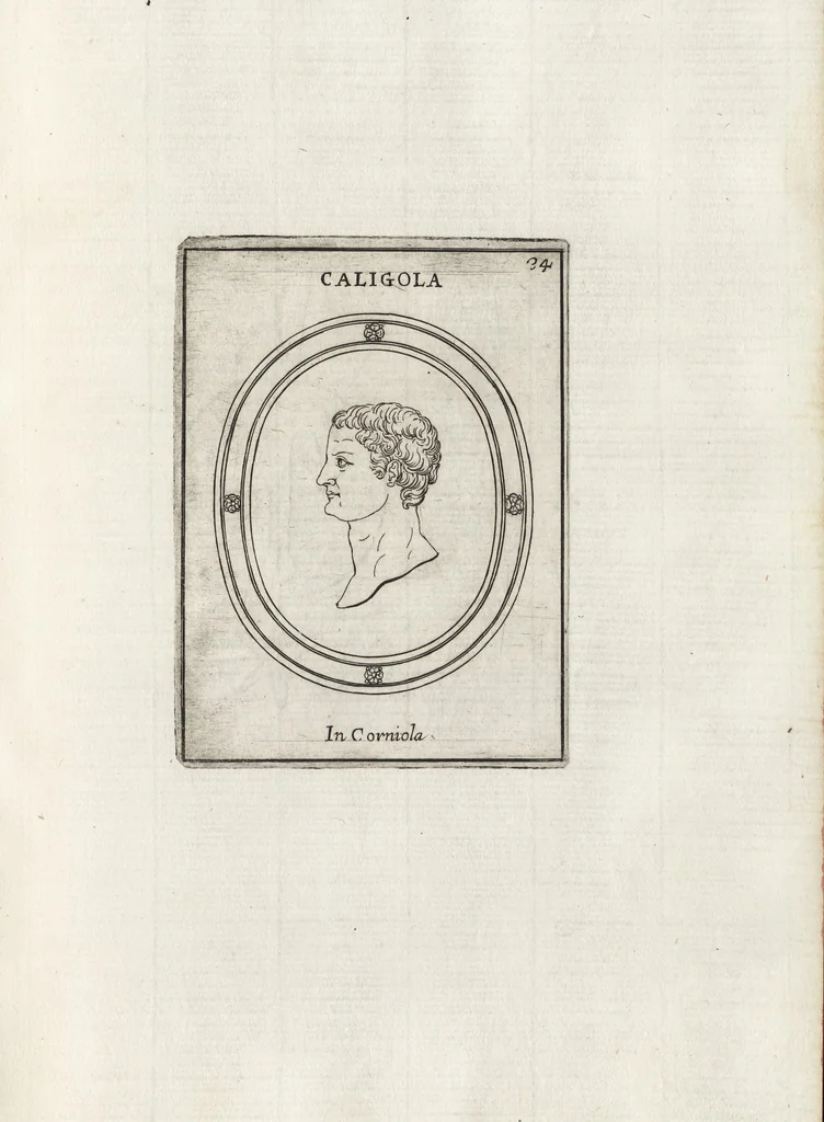 An illustration from Le gemme antiche figurate, 1700, leaf 176