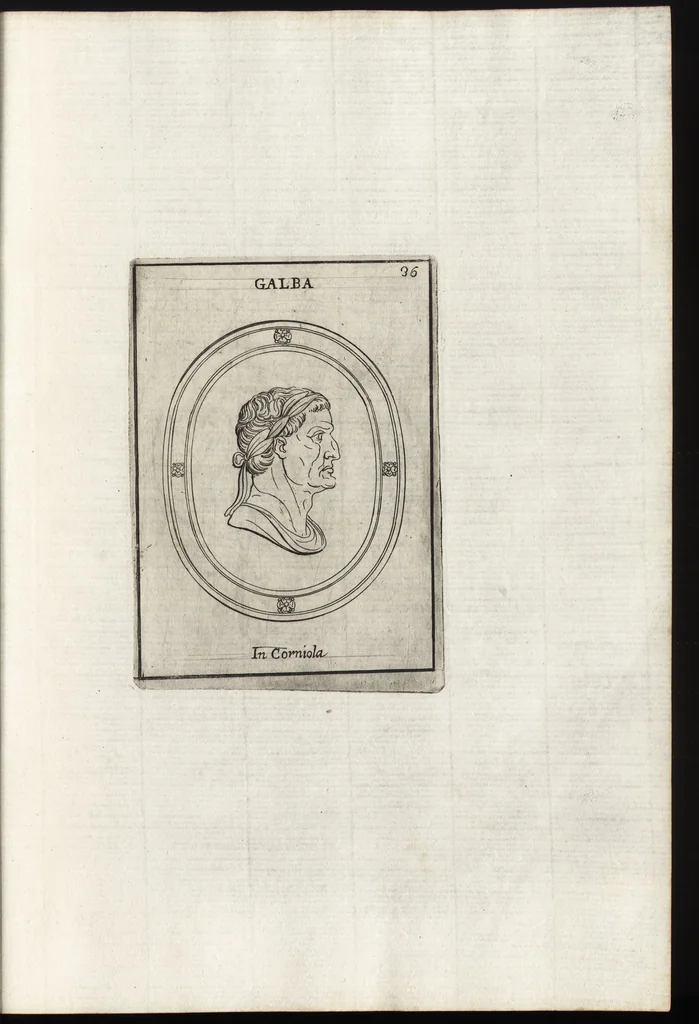 An illustration from Le gemme antiche figurate, 1700, leaf 180