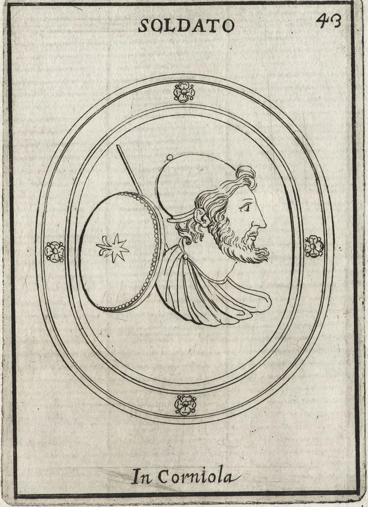 An illustration from Le gemme antiche figurate, 1700, leaf 194