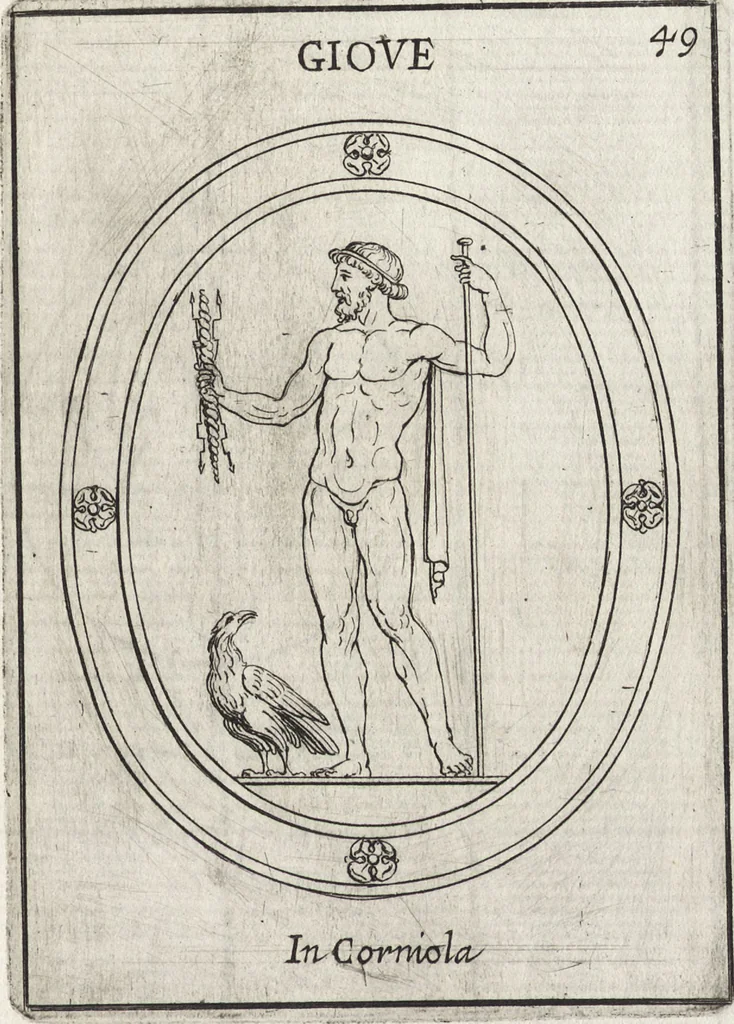 An illustration from Le gemme antiche figurate, 1700, leaf 206