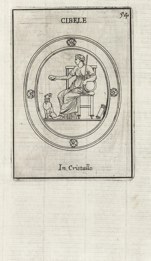 An illustration from Le gemme antiche figurate, 1700, leaf 216