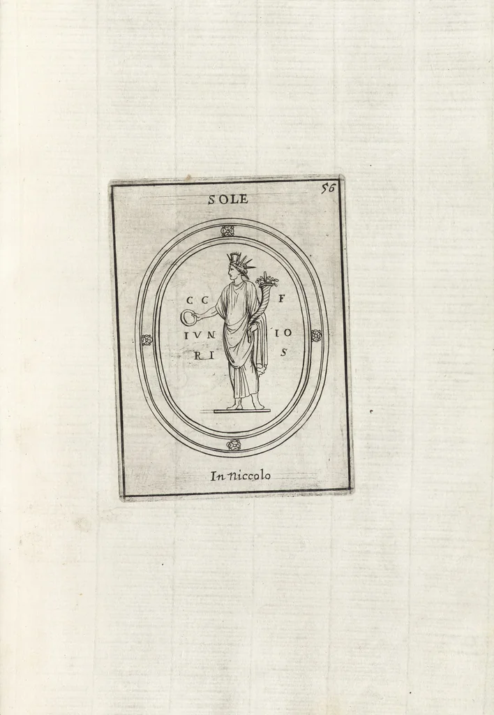 An illustration from Le gemme antiche figurate, 1700, leaf 220