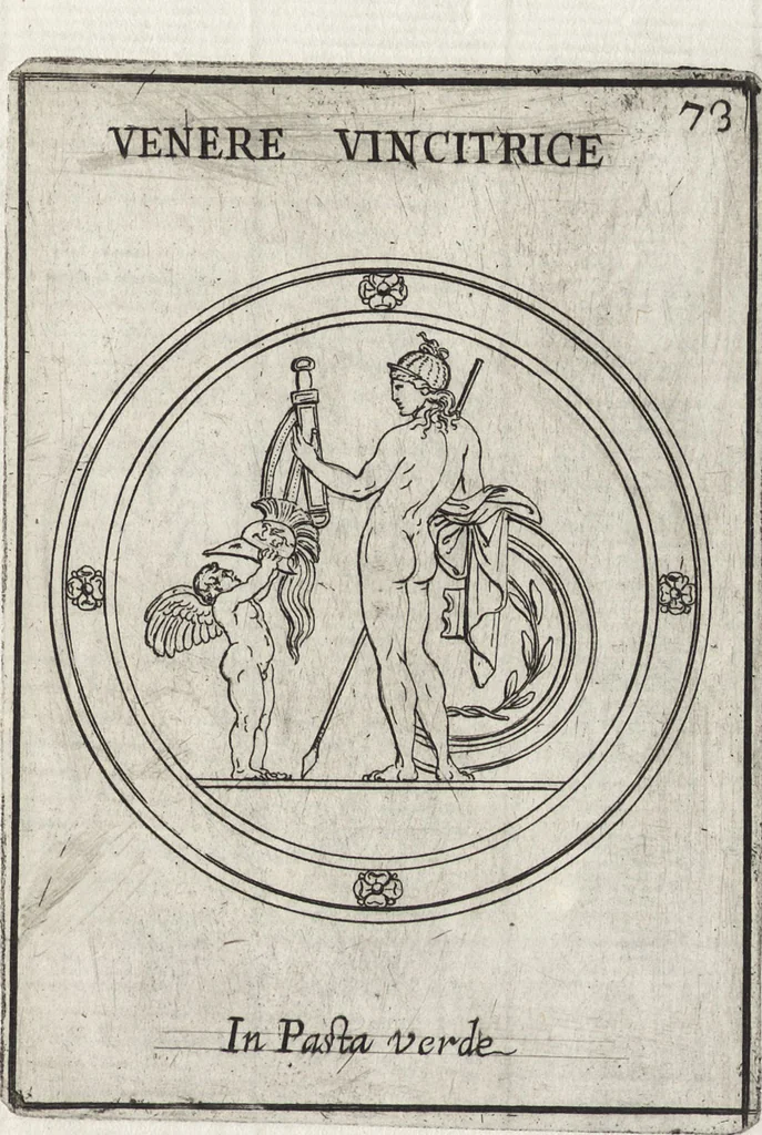 An illustration from Le gemme antiche figurate, 1700, leaf 254