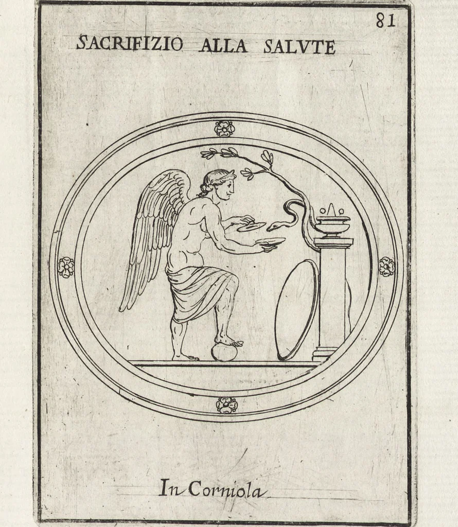 An illustration from Le gemme antiche figurate, 1700, leaf 270