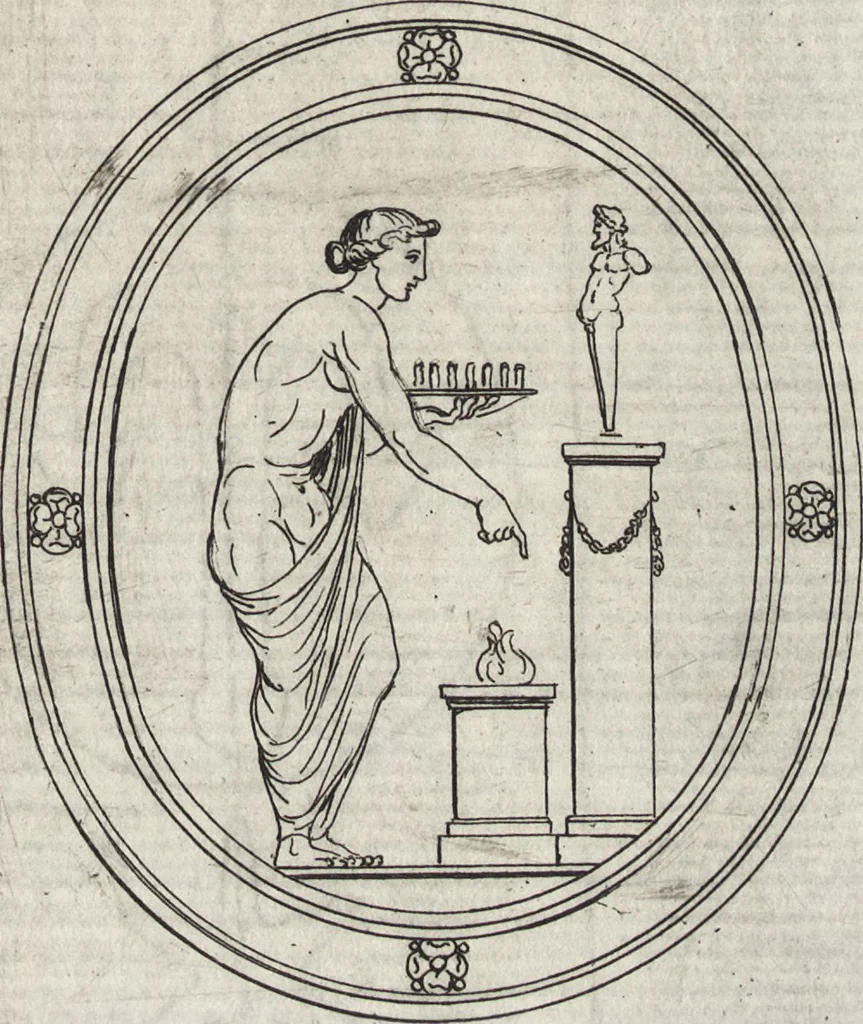 An illustration from Le gemme antiche figurate, 1700, leaf 312