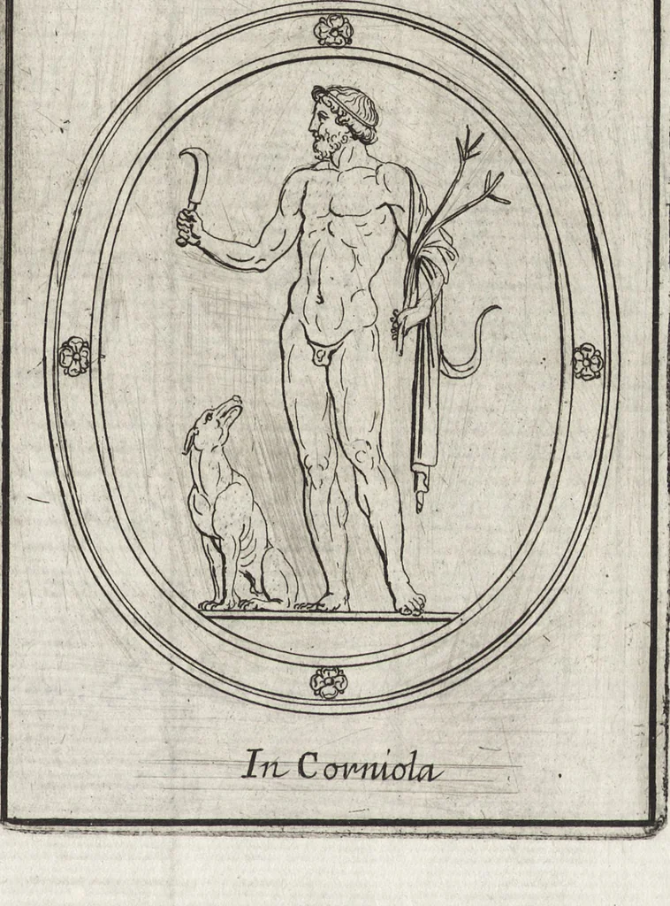 An illustration from Le gemme antiche figurate, 1700, leaf 316