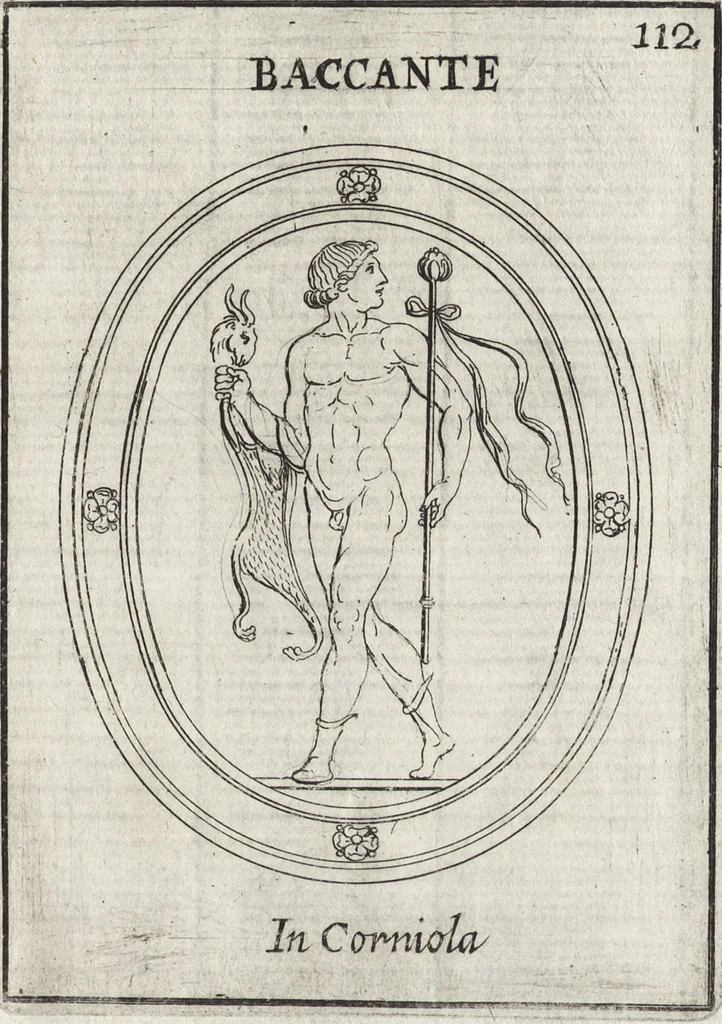 An illustration from Le gemme antiche figurate, 1700, leaf 332
