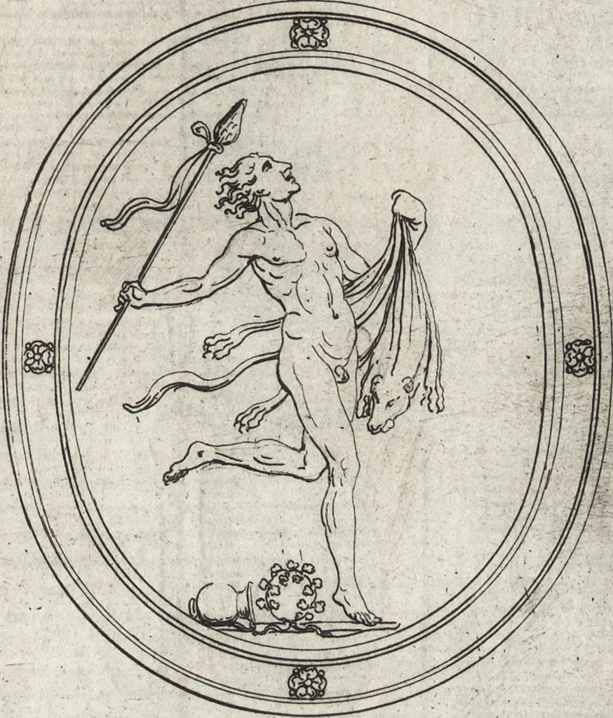 An illustration from Le gemme antiche figurate, 1700, leaf 334