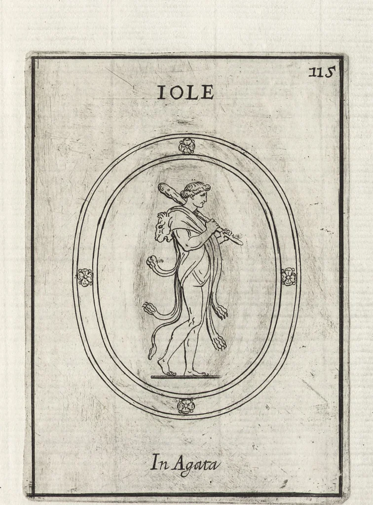 An illustration from Le gemme antiche figurate, 1700, leaf 338