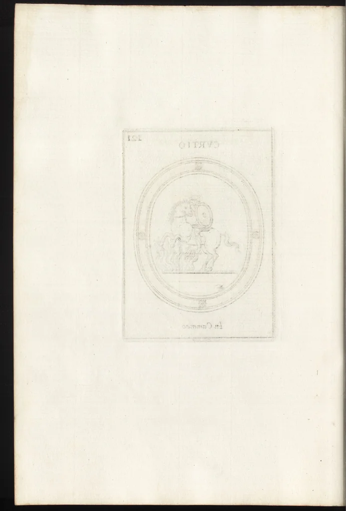 An illustration from Le gemme antiche figurate, 1700, leaf 351
