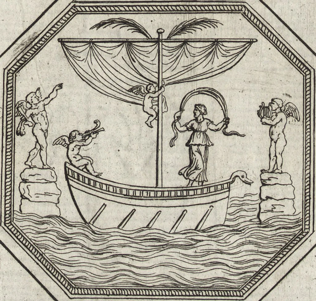 An illustration from Le gemme antiche figurate, 1700, leaf 354