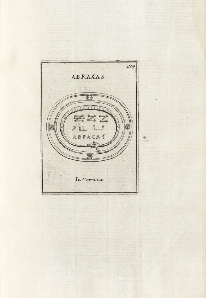 An illustration from Le gemme antiche figurate, 1700, leaf 386