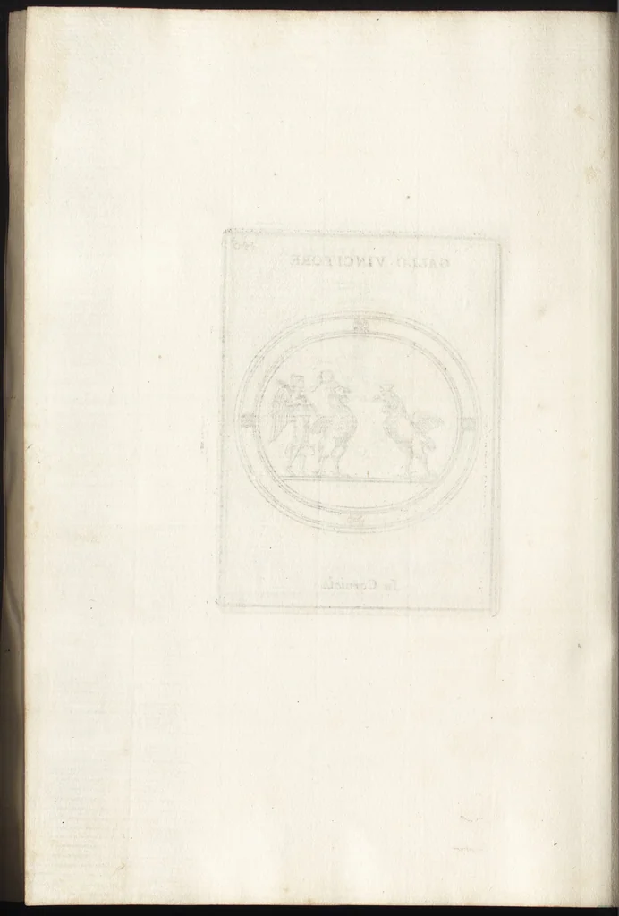 An illustration from Le gemme antiche figurate, 1700, leaf 401