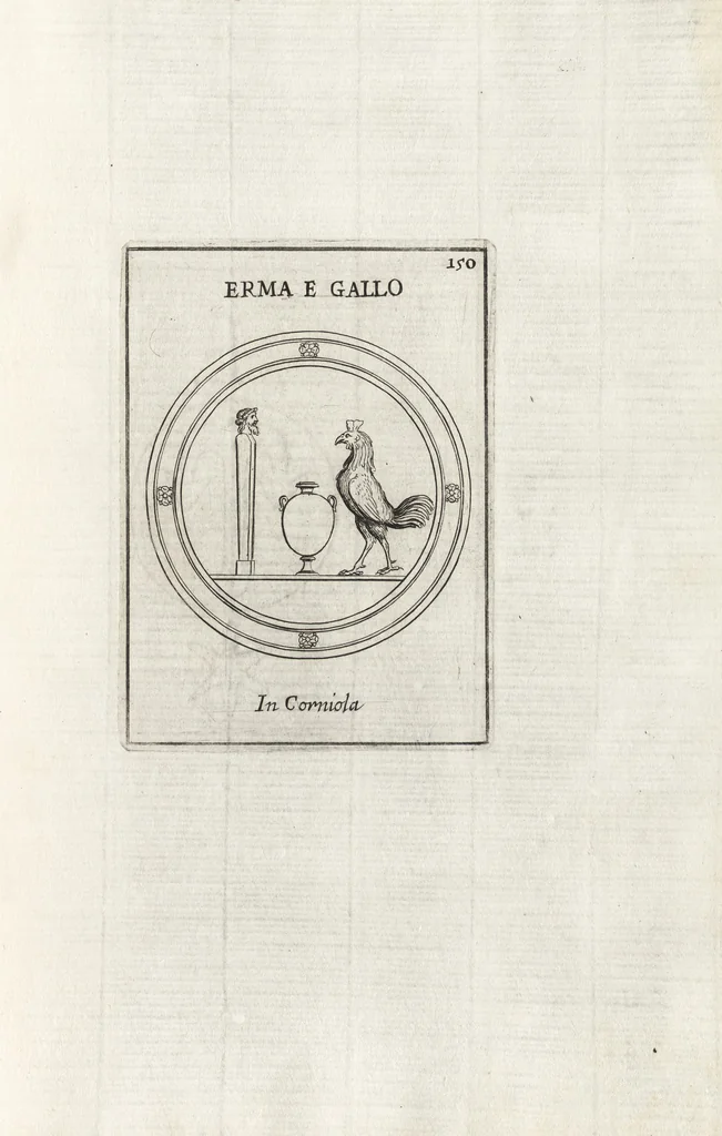 An illustration from Le gemme antiche figurate, 1700, leaf 408