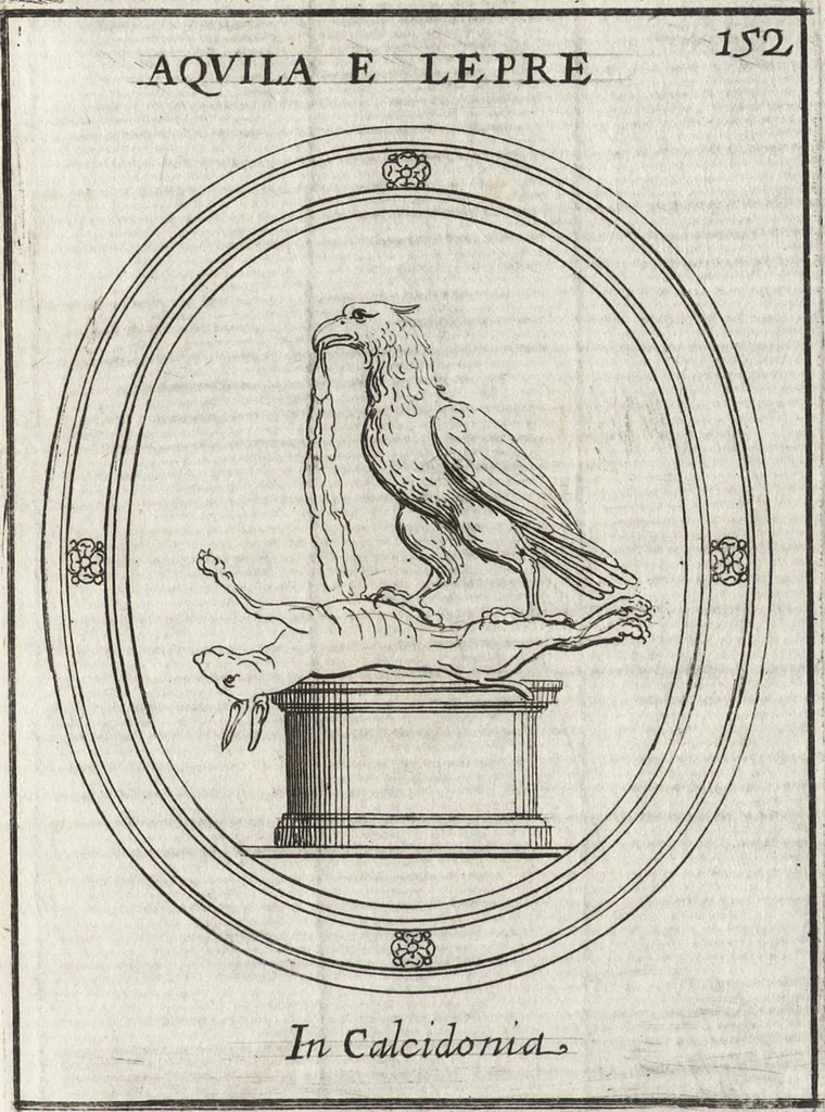 An illustration from Le gemme antiche figurate, 1700, leaf 412