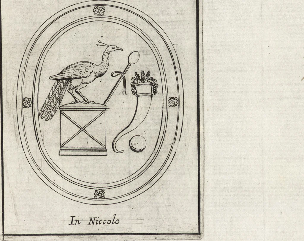 An illustration from Le gemme antiche figurate, 1700, leaf 414