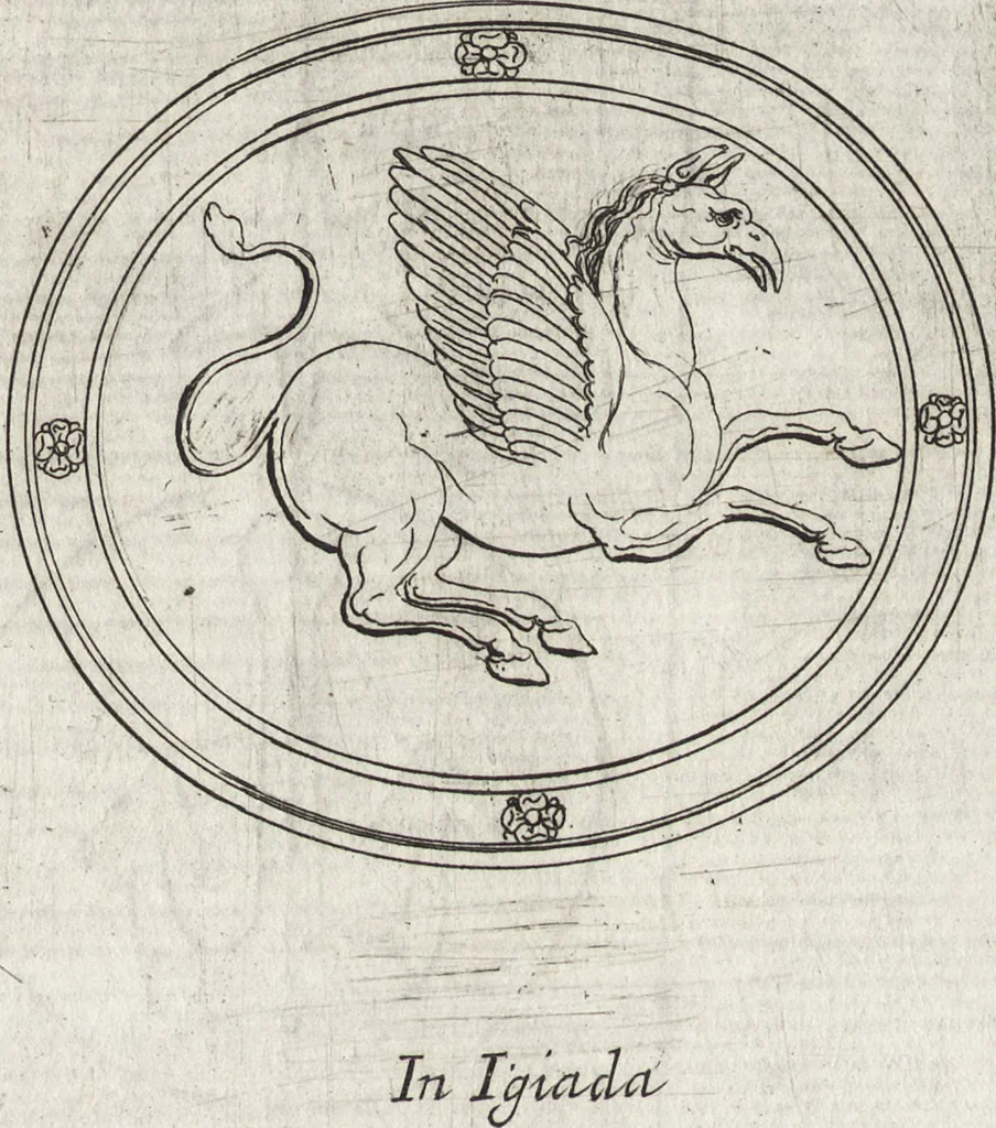 An illustration from Le gemme antiche figurate, 1700, leaf 420