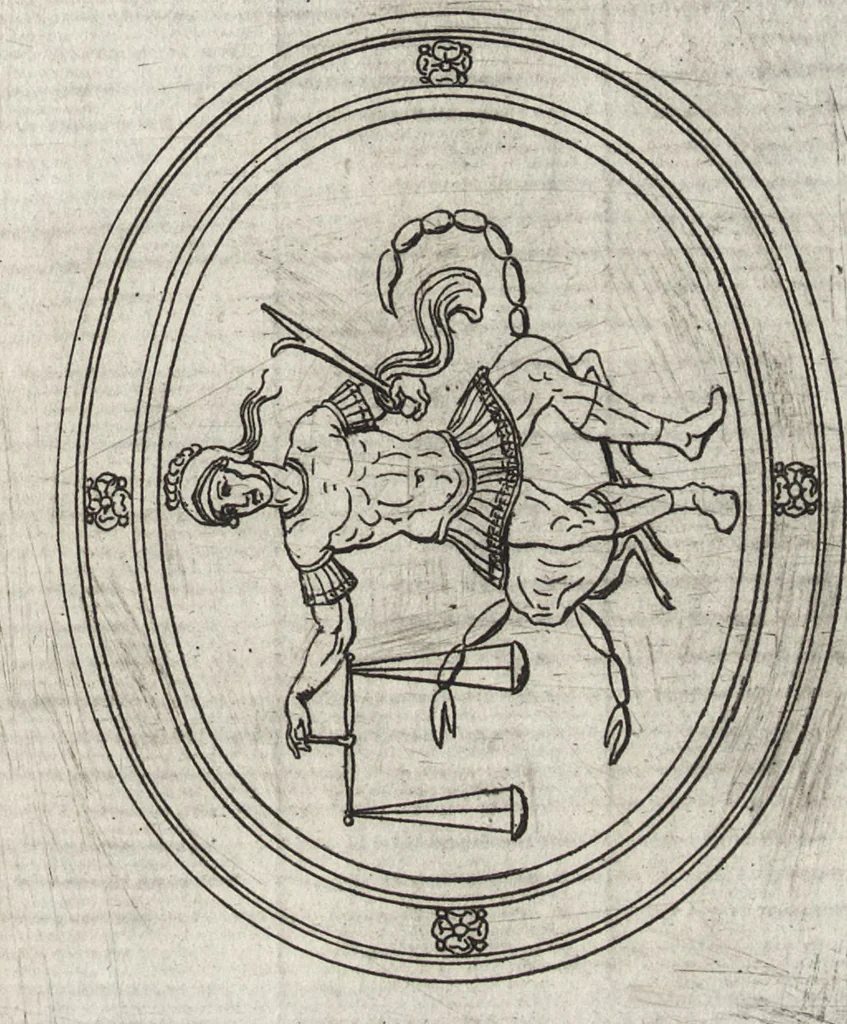An illustration from Le gemme antiche figurate, 1700, leaf 446
