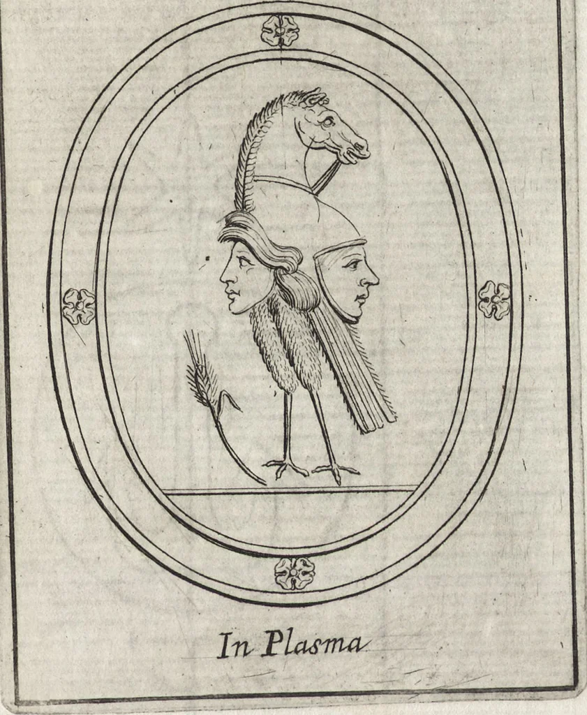 An illustration from Le gemme antiche figurate, 1700, leaf 458