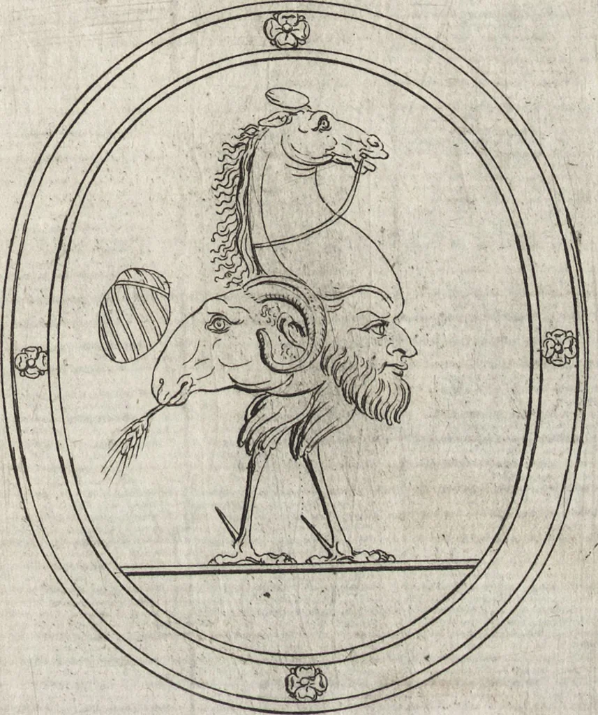 An illustration from Le gemme antiche figurate, 1700, leaf 462