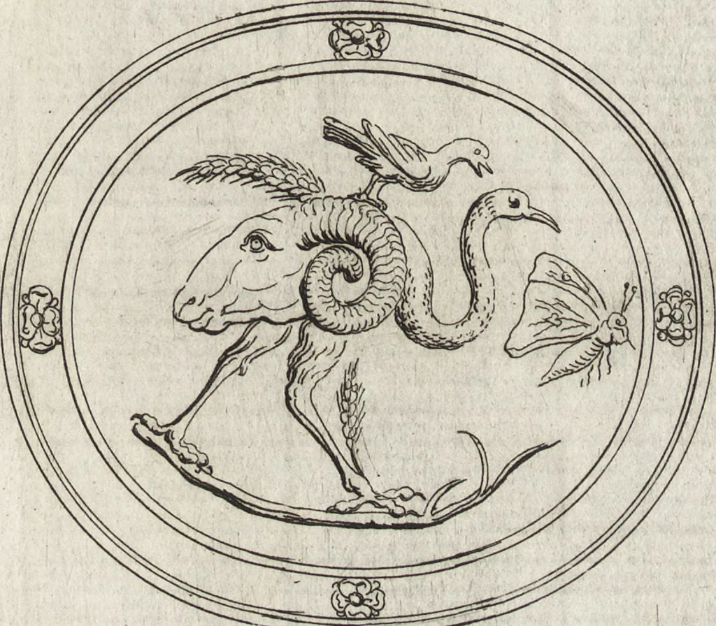An illustration from Le gemme antiche figurate, 1700, leaf 470