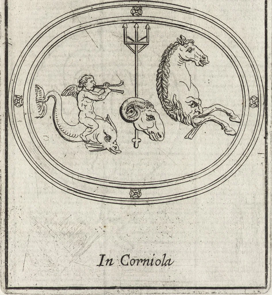 An illustration from Le gemme antiche figurate, 1700, leaf 478