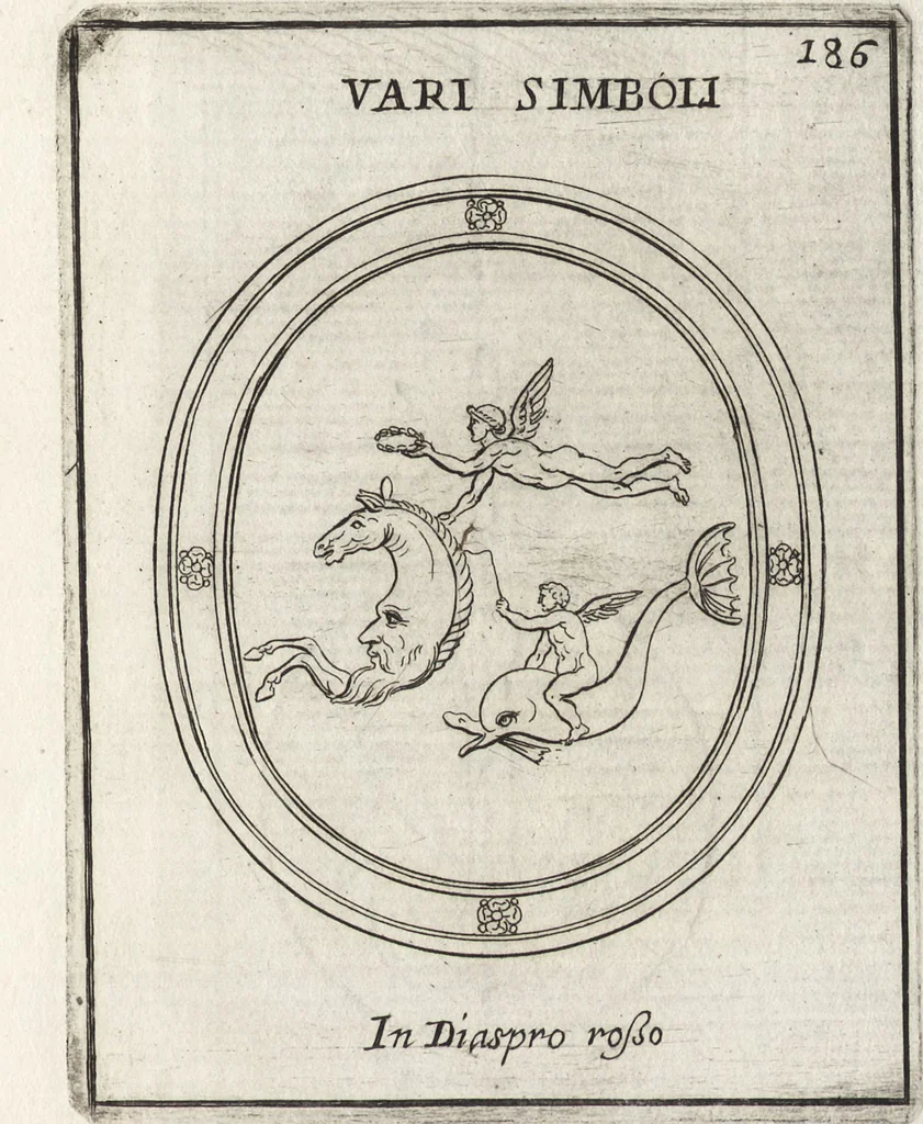An illustration from Le gemme antiche figurate, 1700, leaf 480