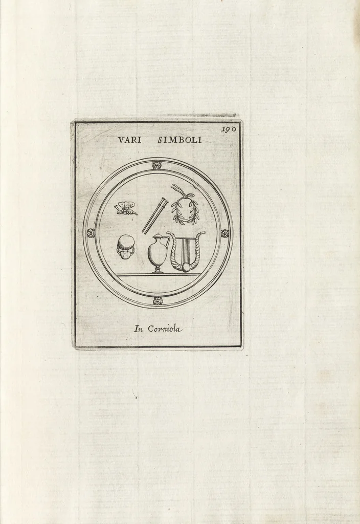 An illustration from Le gemme antiche figurate, 1700, leaf 488