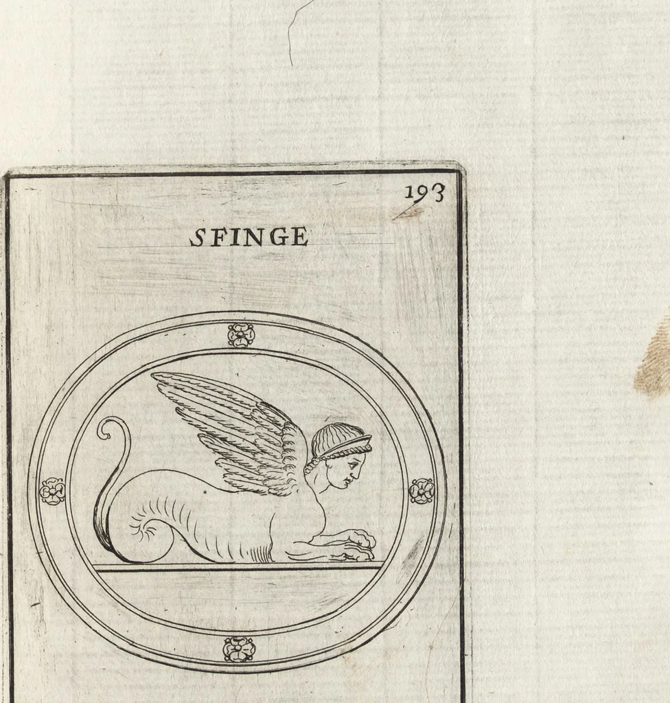 An illustration from Le gemme antiche figurate, 1700, leaf 494