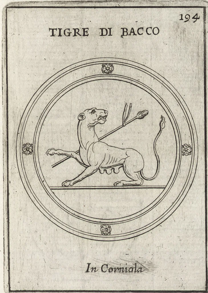 An illustration from Le gemme antiche figurate, 1700, leaf 496